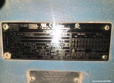USED NEW YORK BLOWER AF-40