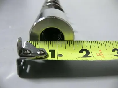 Stainless Steel Reactor Mixer Corkscrew Rod 1.5" Diameter Impeller,  45" Long