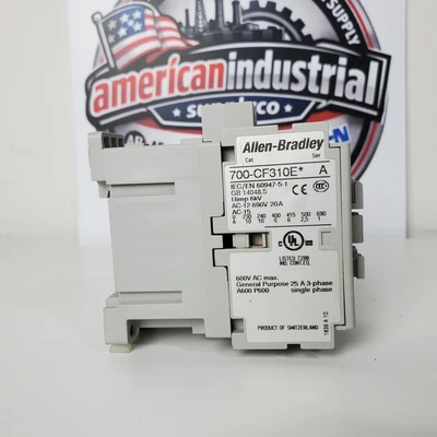 Used ALLEN BRADLEY 700-CF310E* PLC Contactors California US | American Industrial Supply Co. #1377161