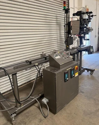 CTM Label Applicator Printer Norwood RS-1100 360 Labeler Labeling System
