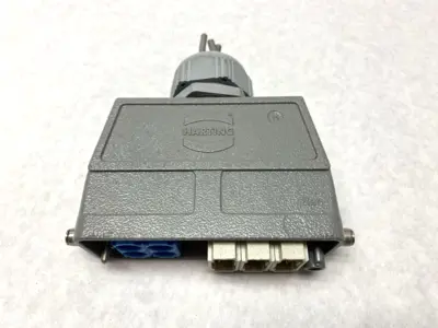USED HARTING HOOD CONNECTOR ASSEMBLY W/ 3X 09140123001 & 2X 09140024501