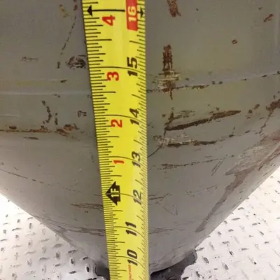 USED METAL FABRICATOR HOPPER093