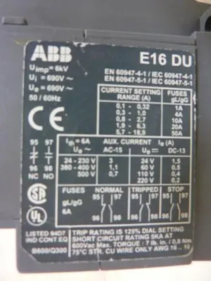 USED ABB E16 DU