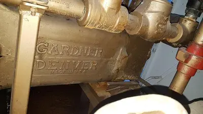 USED GARDNER DENVER PAH 4 1/2 X 8 TRIPLEX MUD PUMP