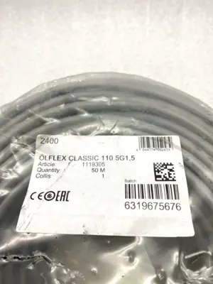 USED LAPP OLFLEX CLASSIC 110 5G1,5 CABLE 50M ATLAS COPCO 0020.1016R