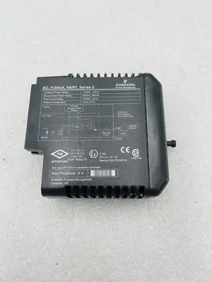 EMERSON DELTAV KJ3221X1-BA1 AO CARD 8 CH 4-20 MA HART SER 2 #K-2495