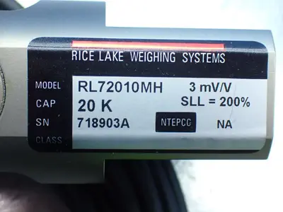 NEW RICE LAKE WEIGHING RL72010MH