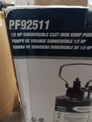 Used PROFLO PF92511 Sump Pumps US | Infinity wholesale & Supply LLC #1305743
