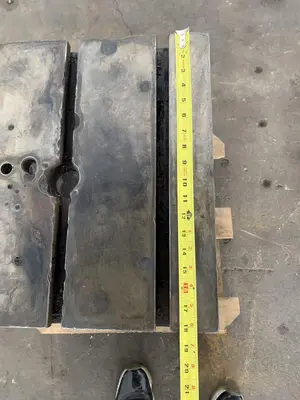 18" W X 18" D X 18" H CARLTON T-SLOTTED DRILL BOX TABLE. STOCK #0680224