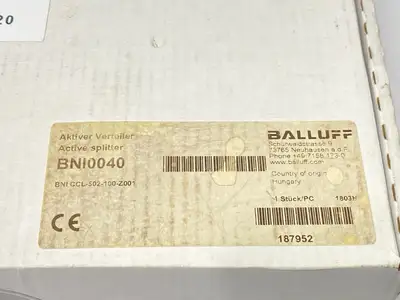 USED BALLUFF NETWORK BLOCKS FOR CC-LINK BNI CCL-502-100-Z001