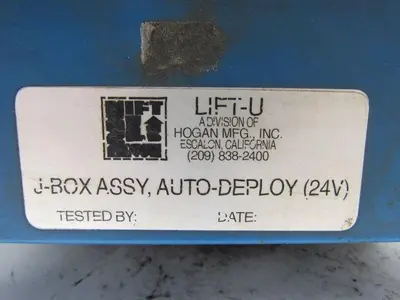 Lift-U Junction Box Control Assembly 24V Auto Deploy