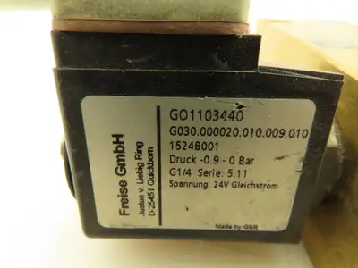 Lutze 1-Way Brass Flow Control Dual Solenoid Valve 24V Freise GmbH