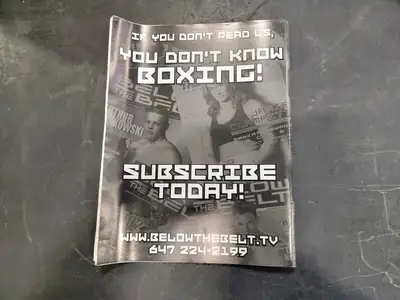 USED BELOW THE BELT ISSUE  NO. 17