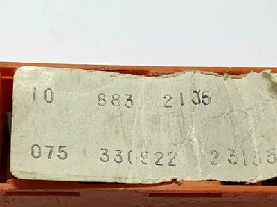 USED CARBOLOY CARBIDE INSERT GR 883 .507” X .447” X .101”