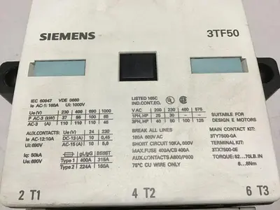 USED SIEMENS 3TF50