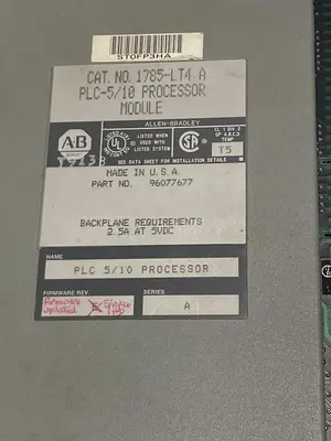 Used ALLEN-BRADLEY 1785-LT4 Industrial Controls Ohio US | Surplus Asset Holdings #1237608
