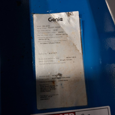 USED 2018 Genie GS-2632