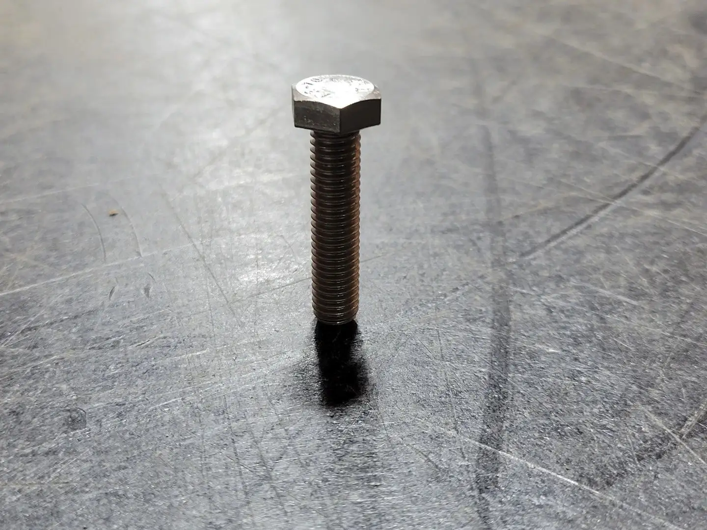 8x35 Hex Head Screw Full Thread A2-70 Stainless Steel (Box of 100)