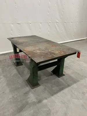 96 1/2" x 48 1/4" Welding Table, 36 1/2" High