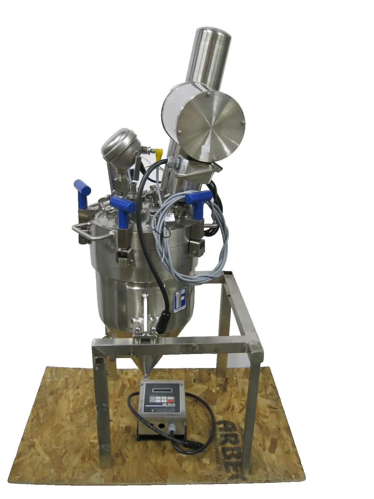 Feldmeier Stainless Steel Vessel w/Mixer Boston Gear 1/2 HP Motor And Drive Z25