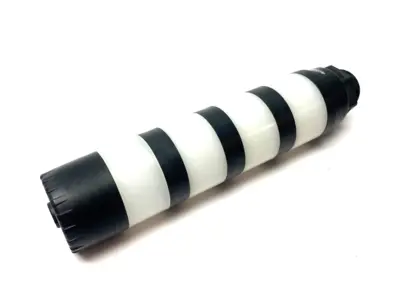 USED BANNER ENGINEERING CORE 50MM LED TOWER LIGHT 4-COLOR AUDIBLE INDICATOR