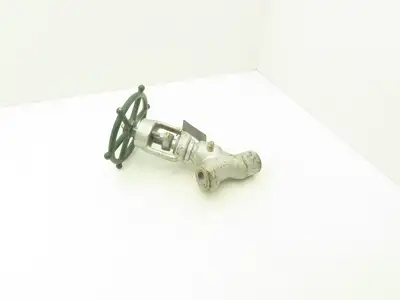 Edward D36124 Univalve Globe Valve Y-Pattern 1" Socket Weld 1335psi Class 1690