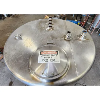Used 700 Gallon Cherry-Burrell Stainless Steel Liquid Tank
