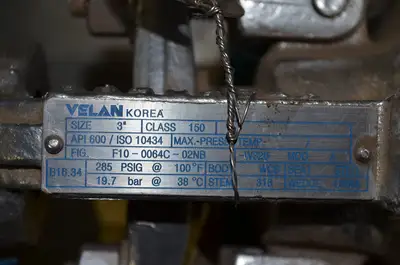 USED VELAN F10-0064C-02NB
