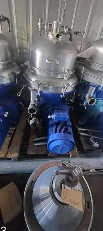 Alfa-Laval AFPX 213-75S stickwater concentrator, 316SS.