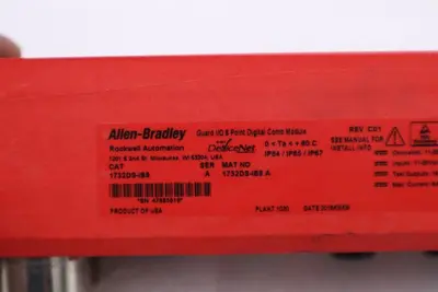 AB Allen Bradley 1732DS-IB8 /A Guard I/O 8-Point Combination Module STK H1701