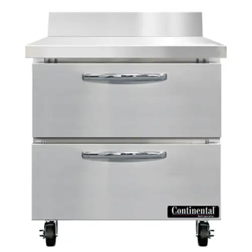 Continental SW32NBS-D 32" Worktop Refrigerator W/ (1) Section, 115v