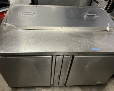 174-0085 Fagor FST-48-12 48” Commercial Self Contained Prep Table Cooler