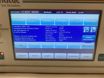 Used INNOMATEC SINGLE CHANNEL LEAK TEST COMPUTER, CONFIGURABLE Computer Accessories | Maverick Industrial Sales #1100332