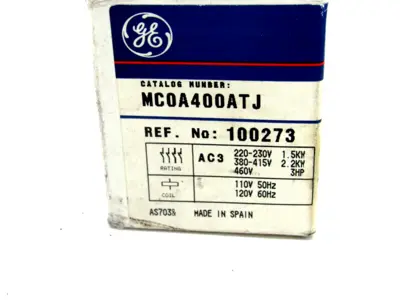 NEW GENERAL ELECTRIC MC0A400ATJ CONTACTOR