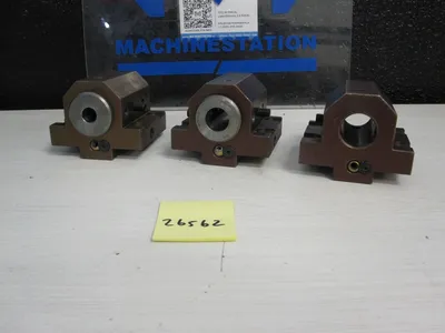 3x Lot of 3 Hardringe Boring Bar Holders Static 68x42mm w/ 30mm Center Key T42