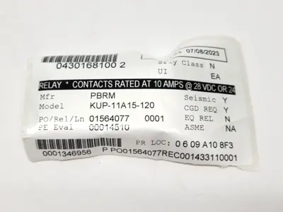 New | in-Stock Potter & Brumfield KUP-11A15-120 Relays & Switches Michigan US | Maverick Industrial Sales #1460944