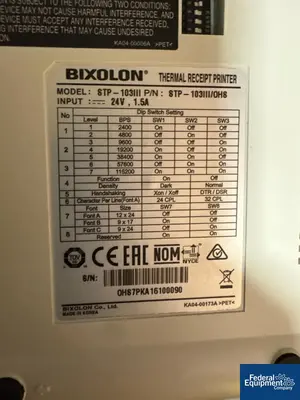 Used Unknown Bixolon STP-103II Thermal Receipt Printers, Lot of 14 Processing (misc) Ohio US | Federal Equipment Company #1557996