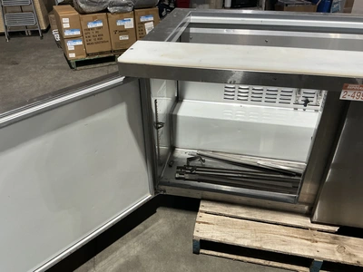 Used MOTAK MST-60-24-X 60 1/5" MEGA TOP SANDWICH/SALAD PREP TABLE W/ REFRIGERATED BASE, 115V Food Prep Tables Michigan US | Miedema Asset Management Group #1370178