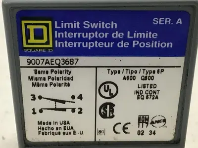 USED SQUARE D 9007-AEQ3687