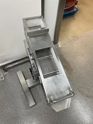 Sanpharm Systems model TE101-L stainless steel vibratory tablet deduster