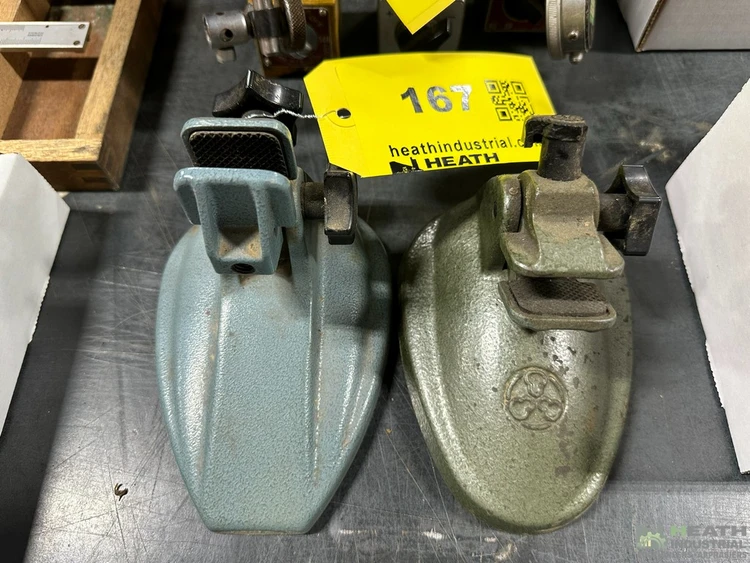 Used _UNKNOWN_ (2) ASSORTED MACHINISTS TABLE CLAMP VISES Vises Illinois US | Heath Industrial Auction Services #1549799