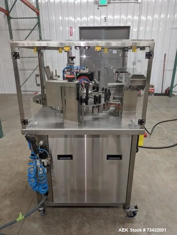 Used Hefestus Aura 2000 Cannabis Pre-Roll, Fill & Seal Machine – 1800 Cones/Hour with Checkweigher & Tip Folding