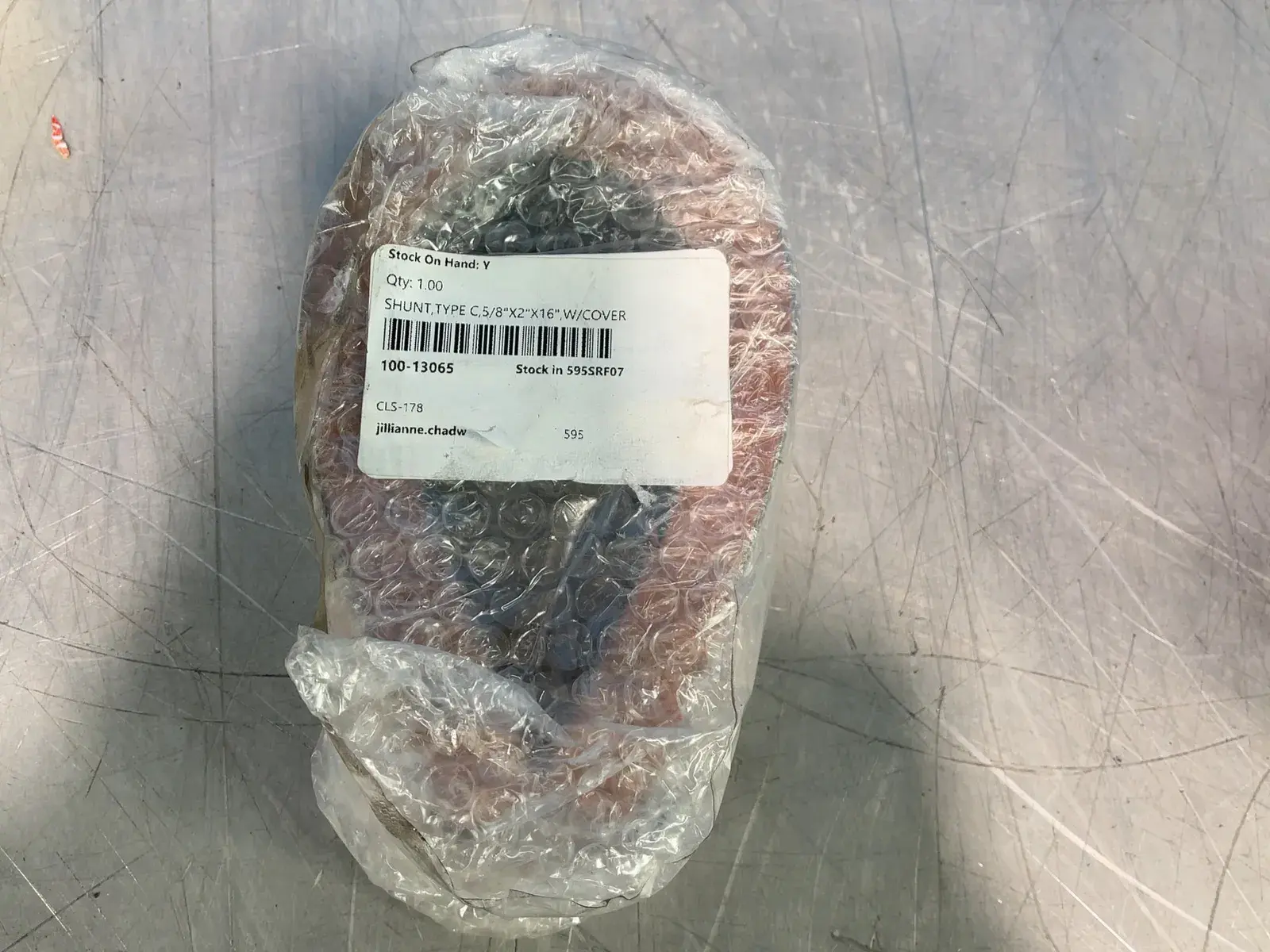 5/8”x2”x16” Type C Shunt - 100-13065
