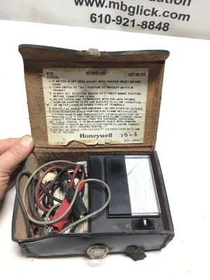 Honeywell 7824 Vintage MultiMeter 0-25SPL/US 0-150VDC 0-300VAC