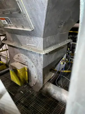 Stainless Steel Super Sack Bag Unloading System w/ Dust Collector & Push Control