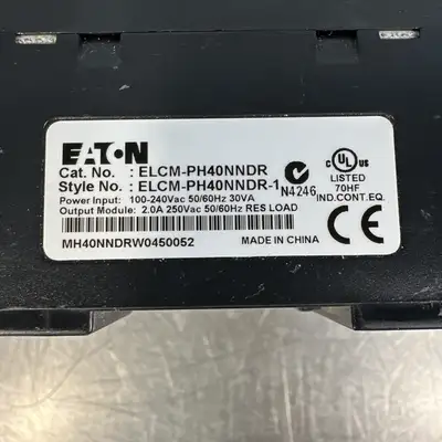 Eaton ELCM-PH40NNDR-1 Input100-240V Output 2.0A Programmable Logic (BIN-1.1.1)