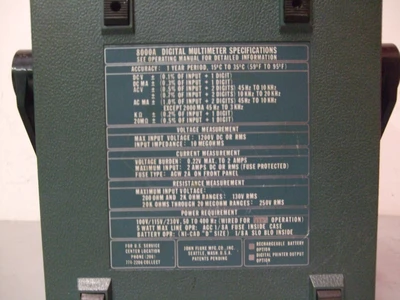 USED FLUKE 8000A