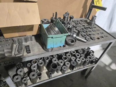 Shelf and Contents; Lathe Tooling