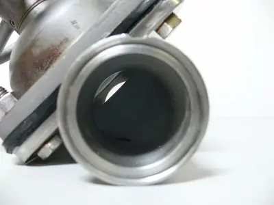 USED STAINLESS STEEL SANITARY 1" DIAPHRAGM VALVE