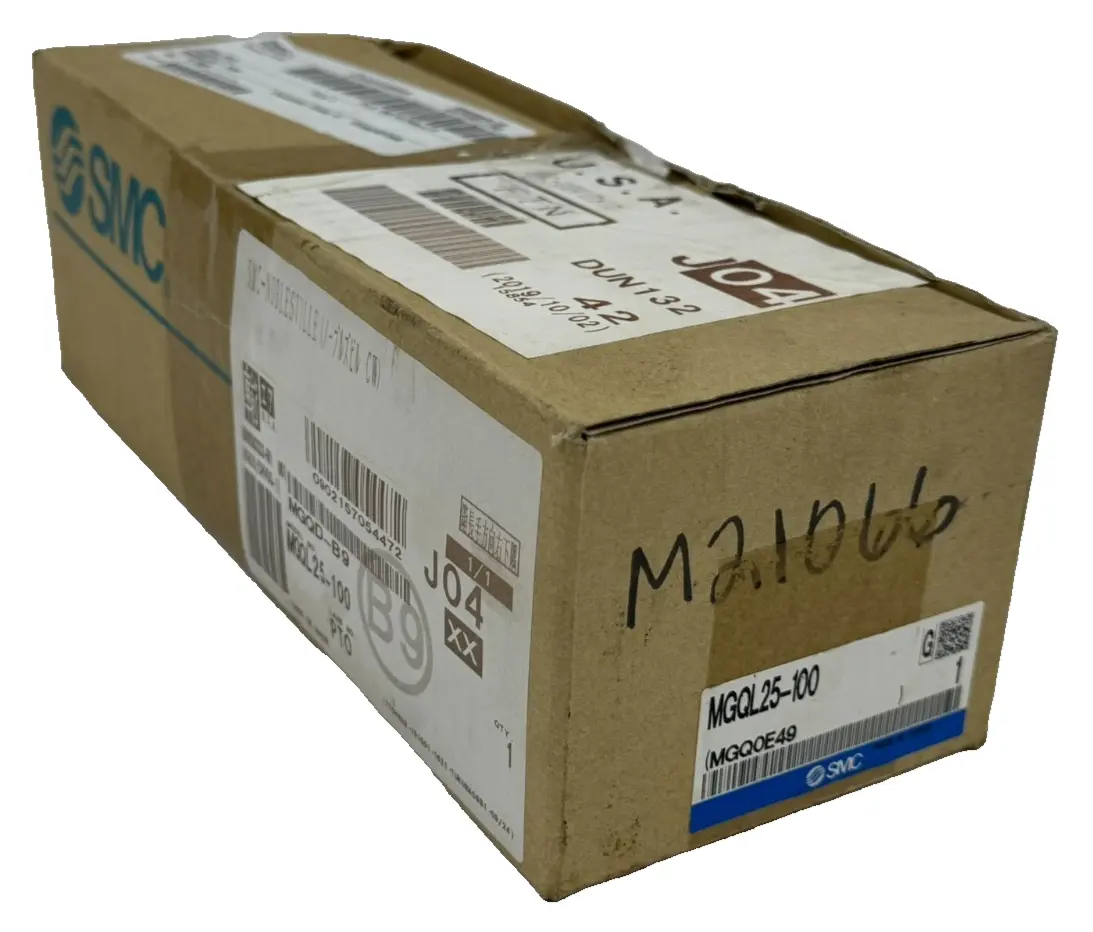 NEW SMC MGQL25-100 COMPACT GUIDE CYLINDER 100MM